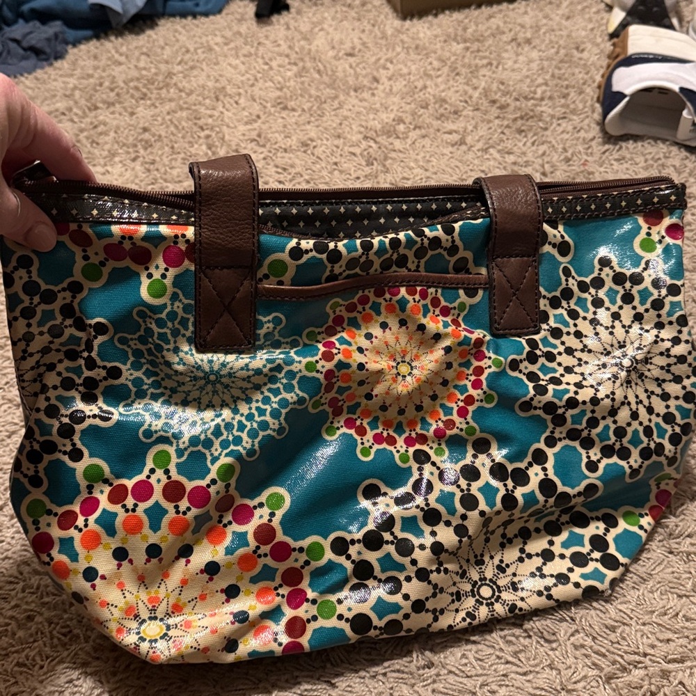 Fossil Colorful Patterned Tote Bag - Picture 3 of 4
